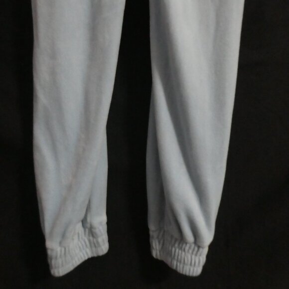 U KIDS | small (7-8) kids | Light Blue Plush Velour Lounge / Exercise Pants - Picture 14 of 16